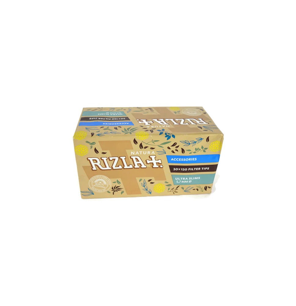 20 Pack 5.7mm Natura Rizla Ultra Slim Filter Tips