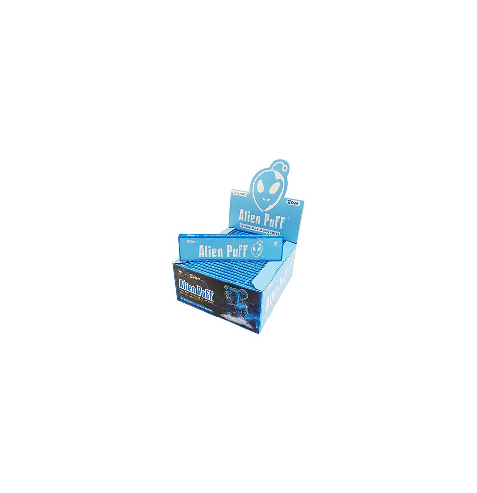 Alien Puff Kingsize Blue Papers 50 Booklets (HP2121-AP)