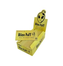 Alien Puff 1.25 Size Transparent Glass Papers Pack 24 Booklets (HP126)