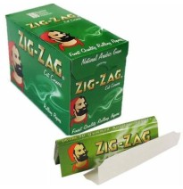 100 Zig-Zag Green Regular Size Rolling Papers