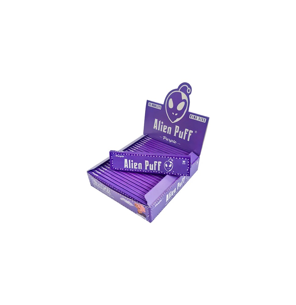 33 Alien Puff King Size Purple Rolling Papers ( HP2118 )