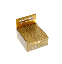 50 OCB Premium King Size Slim Gold Papers