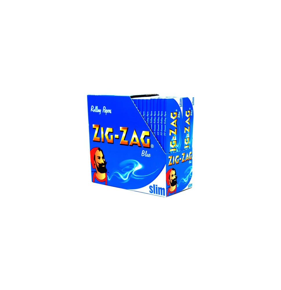 50 Zig-Zag Blue Slim King Size Rolling Papers
