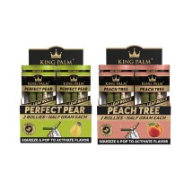 20 King Palm 0.5g Flavoured Wrap Rollies - Display Pack