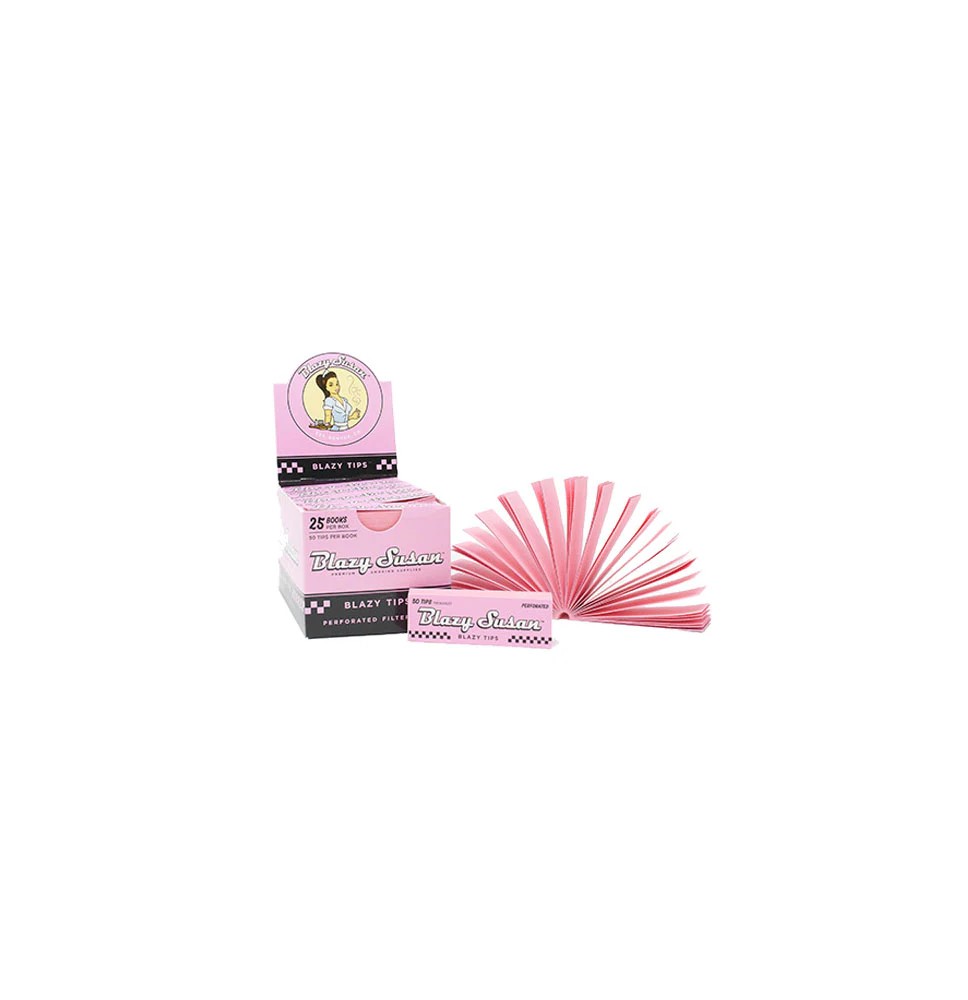 Blazy Susan Pink Rolling 50 Tips - 25 Booklets