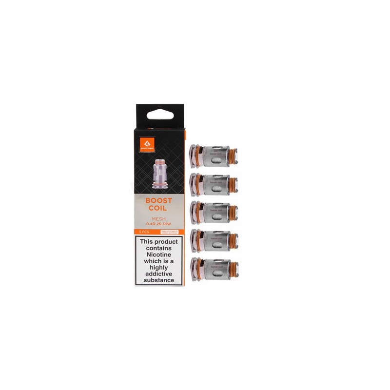 Buy Geekvape Aegis Boost Replacement Coils 0.4Ω/0.6Ω/ 0.3OΩ/1.2Ω/0.2Ω | Express Highs UK