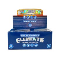 50 Elements Premium Rolling Tips - Non-Perforated