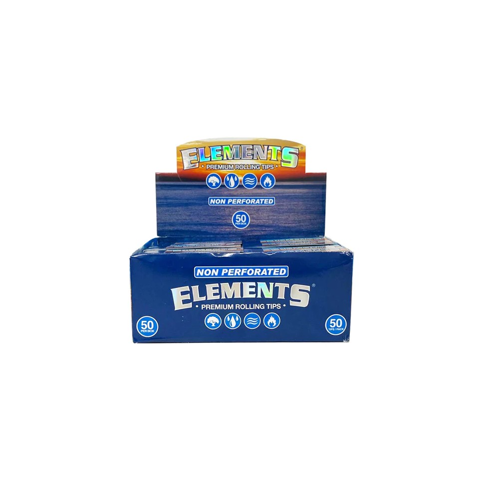 50 Elements Premium Rolling Tips - Non-Perforated