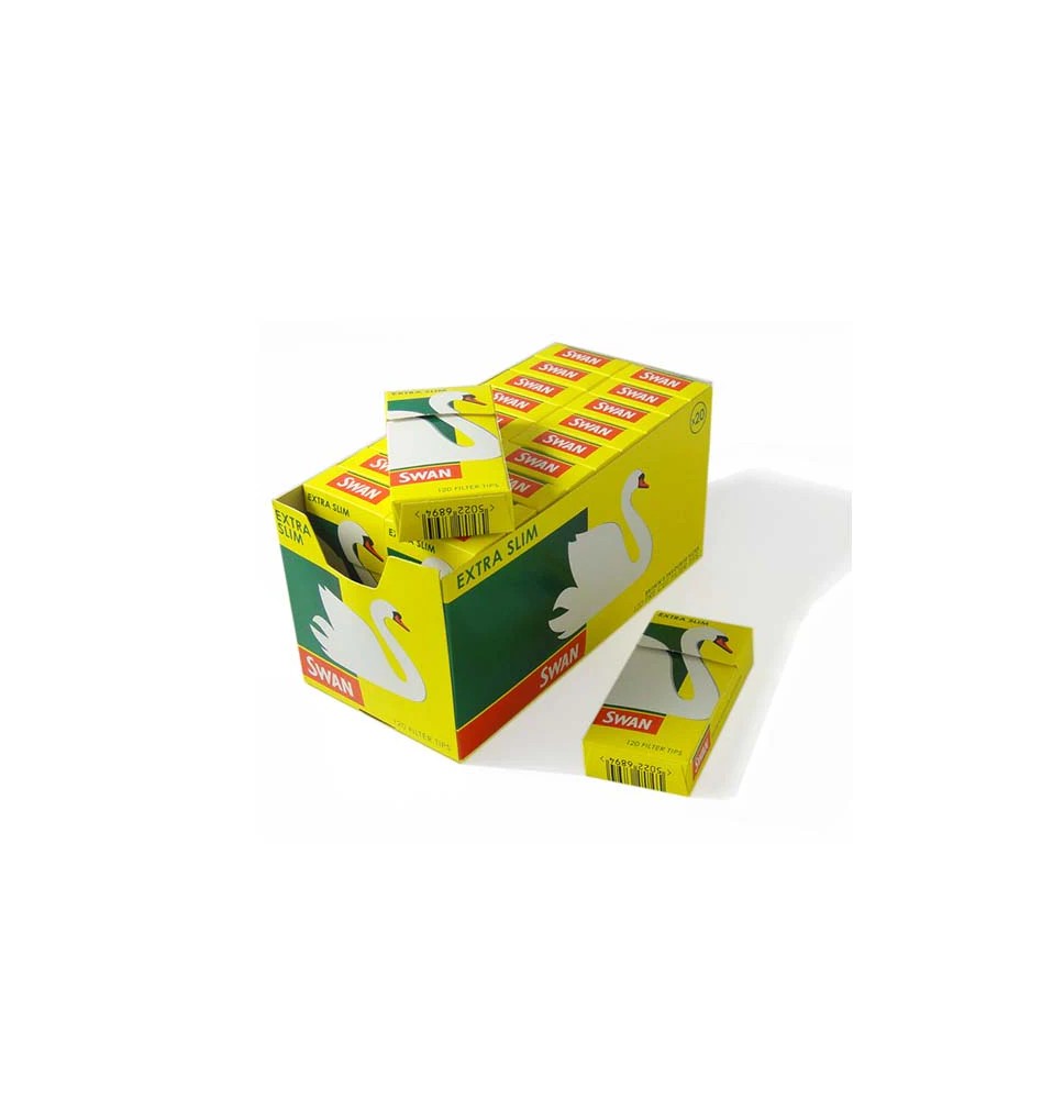 20 Swan Extra Slim PreCut Filter Tips
