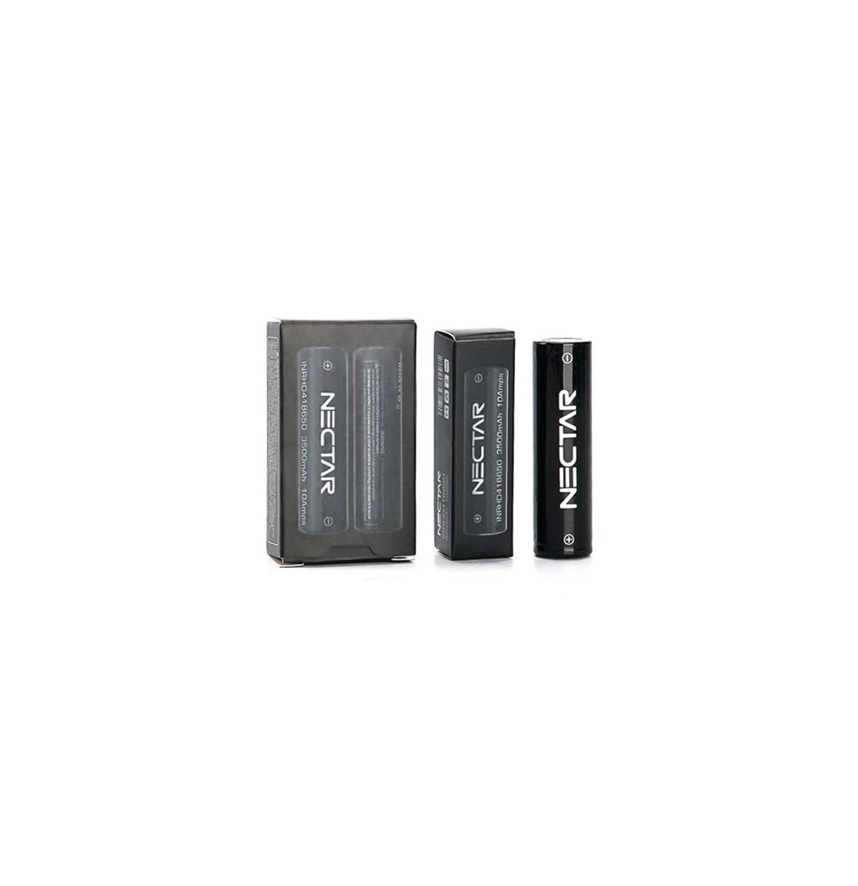 Nectar HD4 18650 Batteries - Pack Of 2