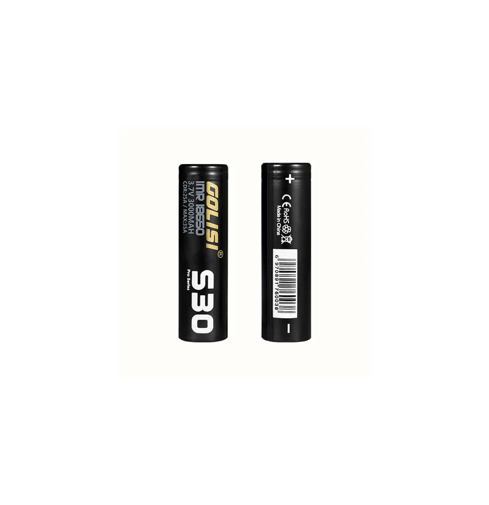 Golisi S30 18650 Battery 3000mAh 25A