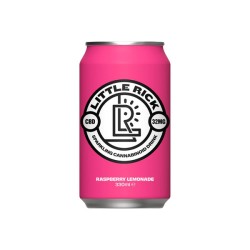 Buy 12 x Little Rick 32mg CBD Sparkling 330ml Raspberry Lemonade | Express Highs UK