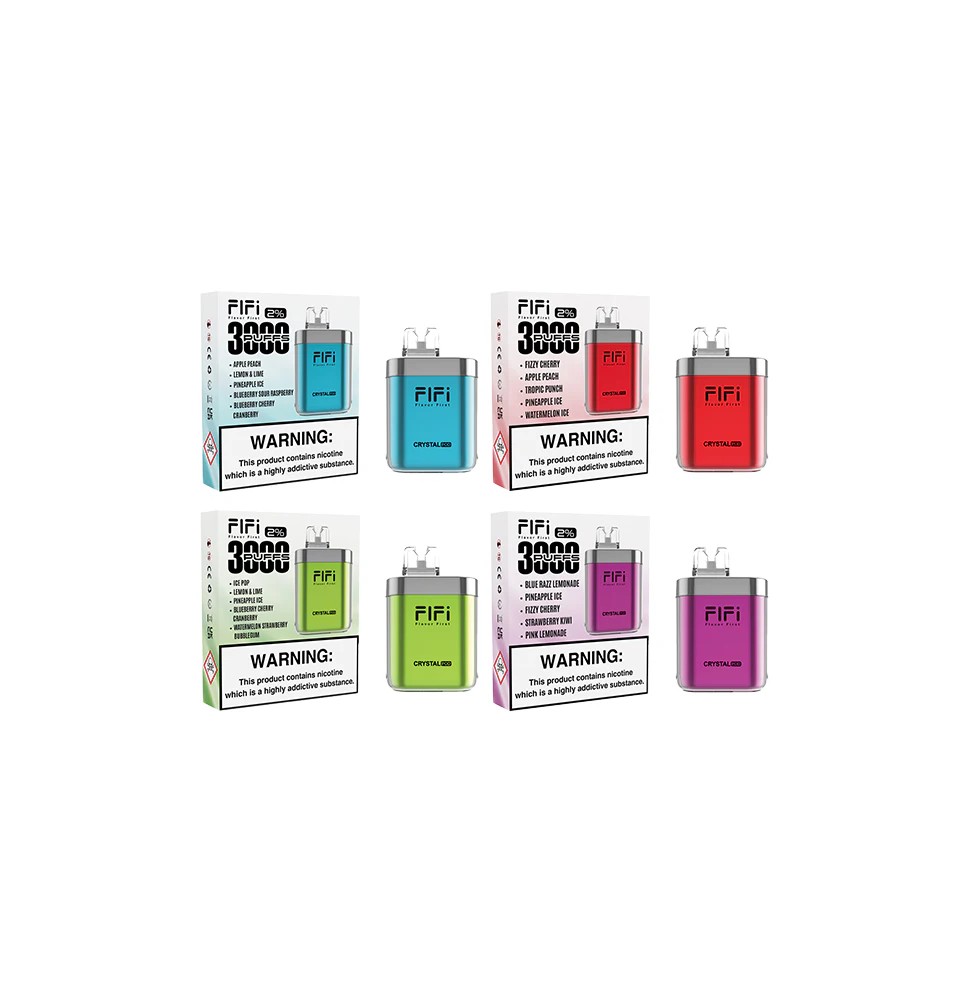 FLFI Crystal 5 in 1 Pod Kit 3000 Puffs