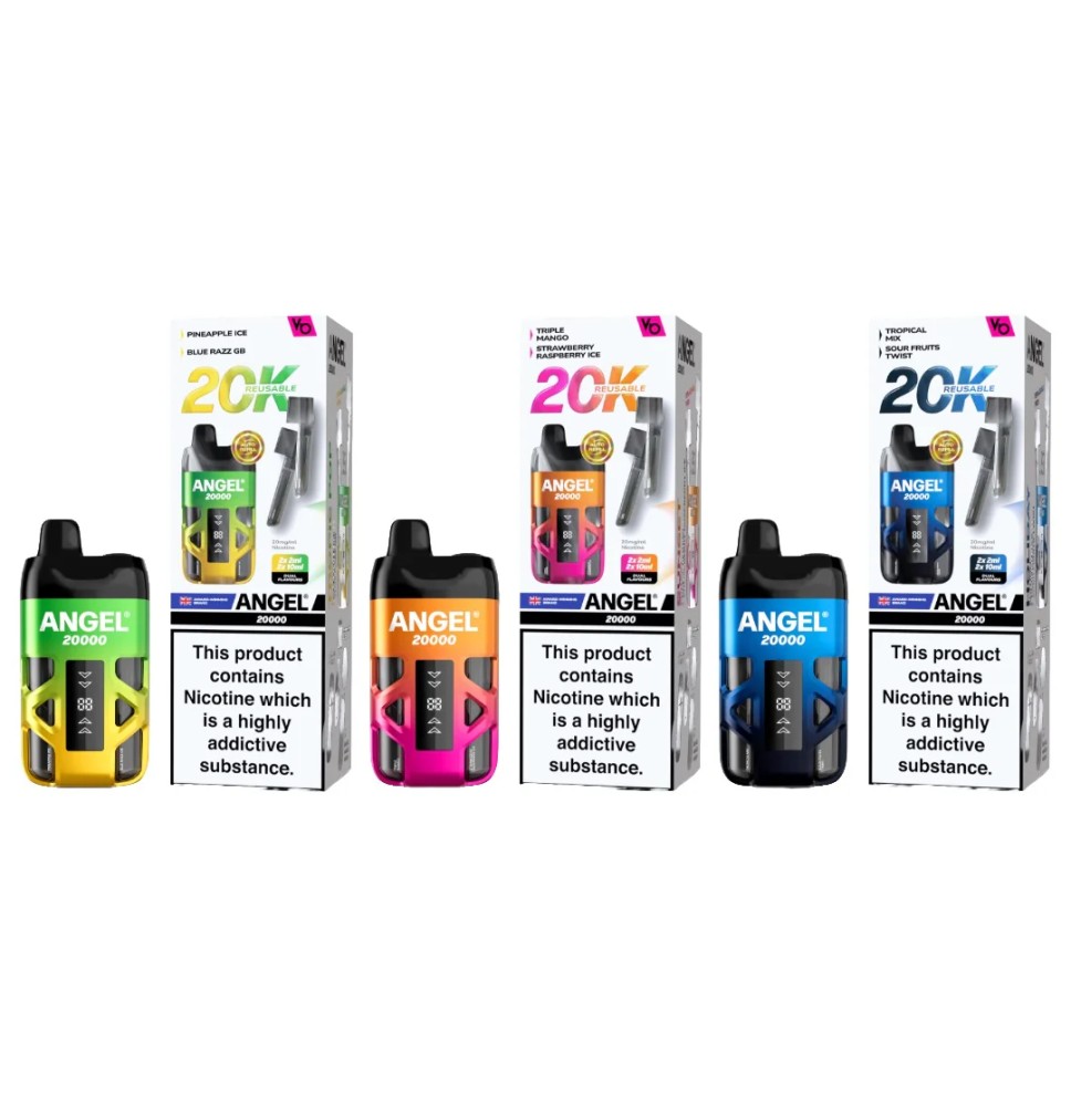 20mg Angel 20K by Vapes Bars Holiday Edition Prefilled Pod Vape Kit