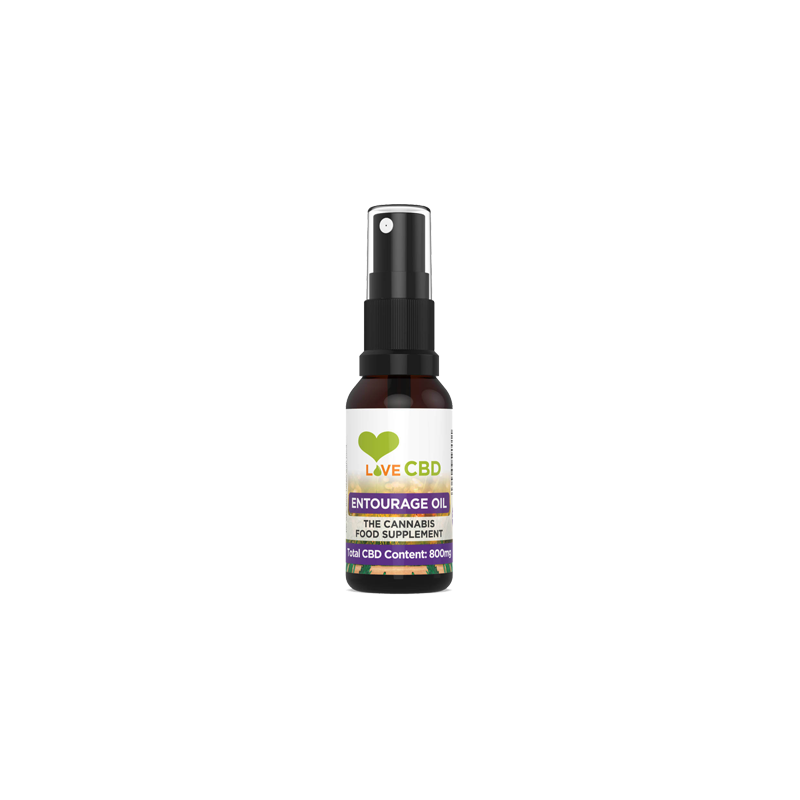 Buy Love CBD 800mg Entourage CBD Oil Spray - 20ml | Express Highs UK