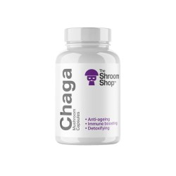 Buy The Shroom Shop Chaga Mushroom 45000mg Capsules - 90 Caps | Express Highs UK