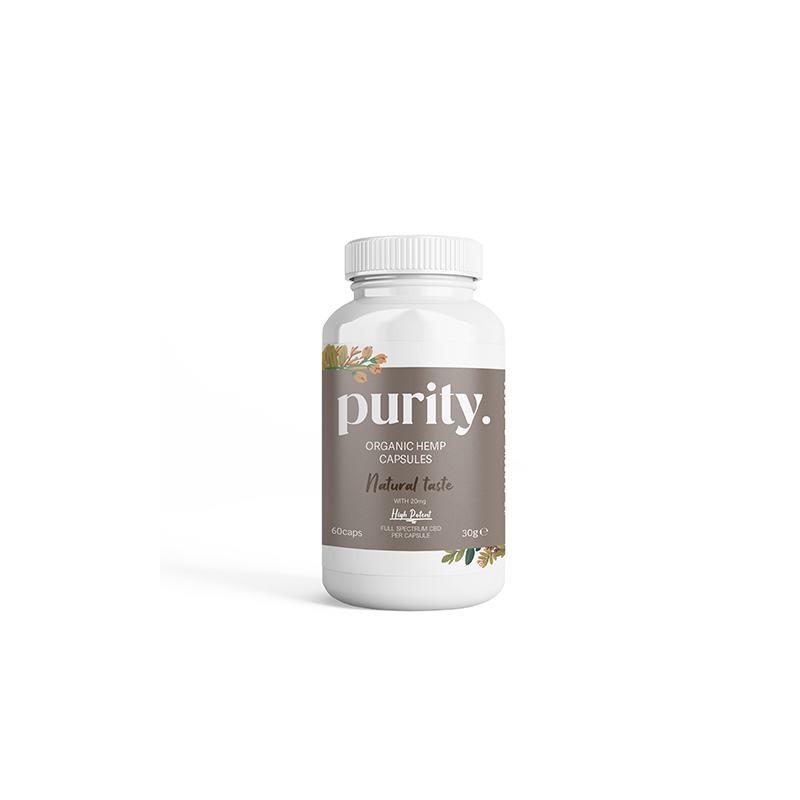 Buy Purity 1200mg Full-Spectrum High Potency CBD Capsules - 60 caps | Express Highs UK