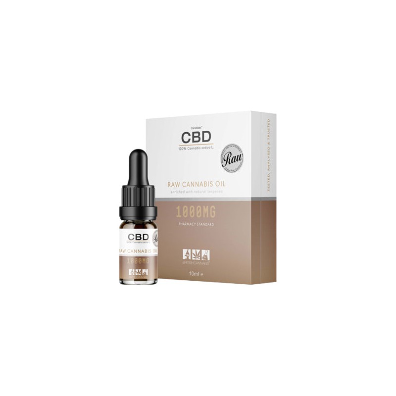 Buy CBD by British Cannabis 1000mg CBD Raw Cannabis Oil Drops 10ml | Express Highs UK