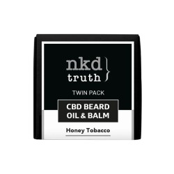 Buy NKD 150mg CBD Twin Pack Honey Tobacco Beard Oil and balm | Express Highs UK