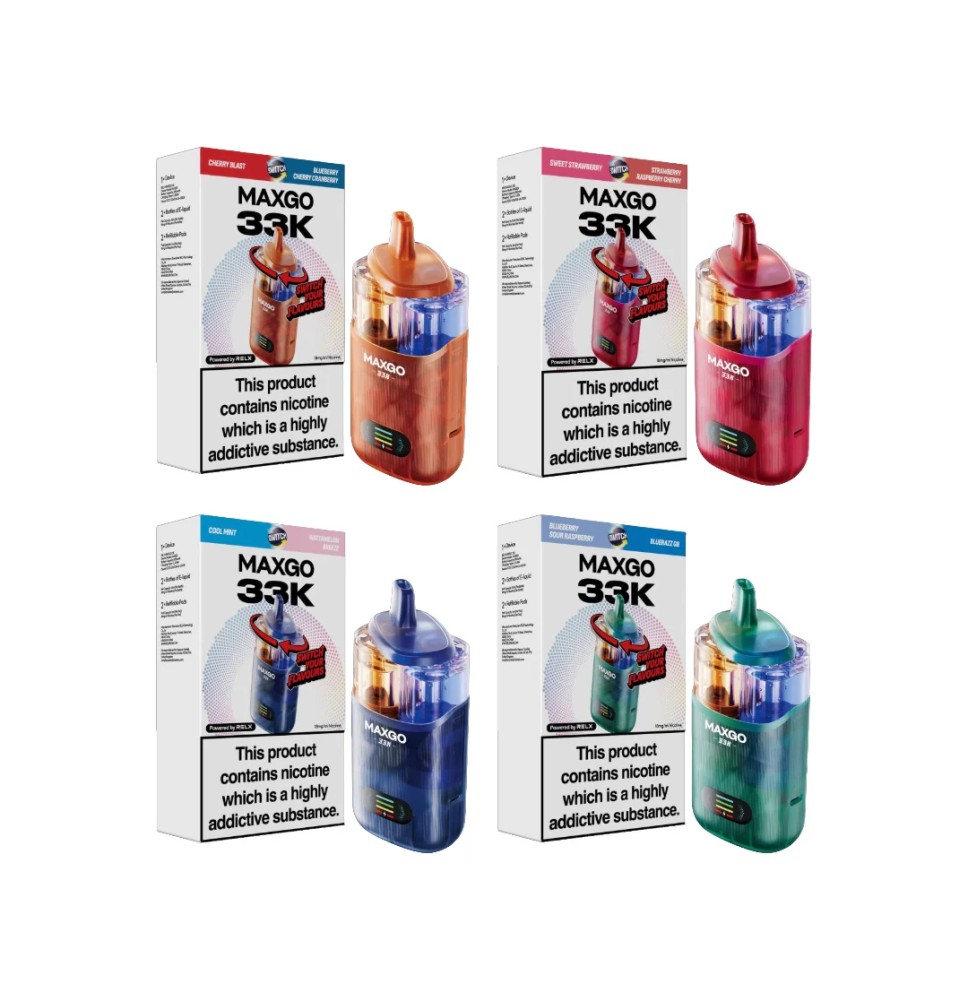 18mg Relx Maxgo 33K Prefilled Pod Vape Kit 25W