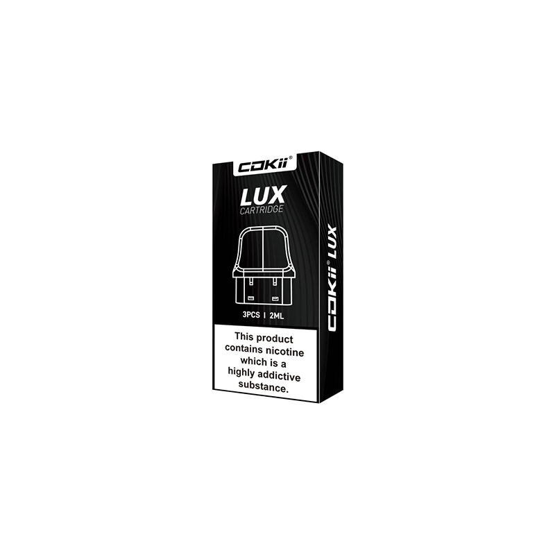 Buy Cokii Lux Replacement Pods 2ml - 3 Pcs (0.6Ohm, 0.8Ohm, 1.0Ohm) | Express Highs UK