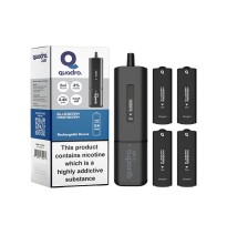20mg Quadro 2.4K Pod Vape Kit 4 in 1 Black Series 2400 Puffs