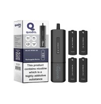 20mg Quadro 2.4K Pod Vape Kit 4 in 1 Black Series 2400 Puffs