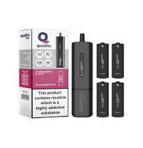 20mg Quadro 2.4K Pod Vape Kit 4 in 1 Black Series 2400 Puffs