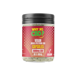 Buy Why So CBD? 3600mg Broad Spectrum CBD Vegan Capsules - 60 Caps | Express Highs UK