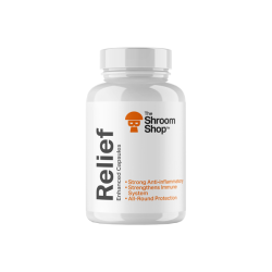 Buy The Shroom Shop Enhanced Relief 67500mg Capsules - 90 Caps | Express Highs UK