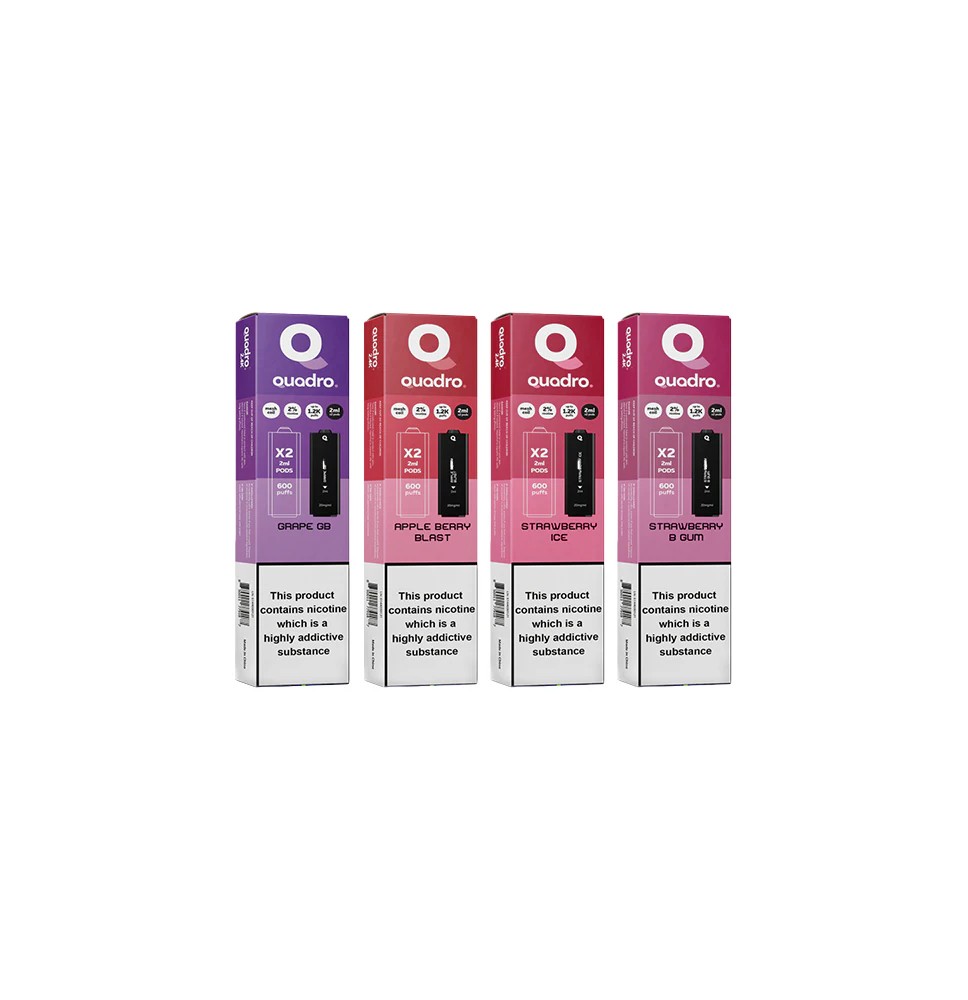 20mg Quadro 2.4k Replacement Pods - 2ml