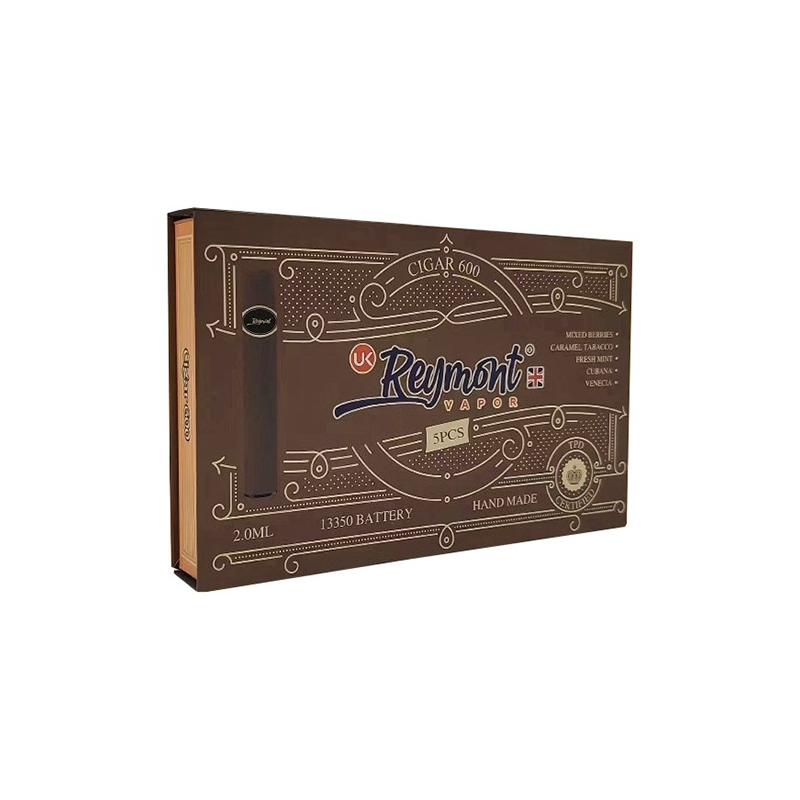 Buy 20mg Reymont Cigars 600 Disposable Gift Box 5 pack - 3000 Puffs | Express Highs UK