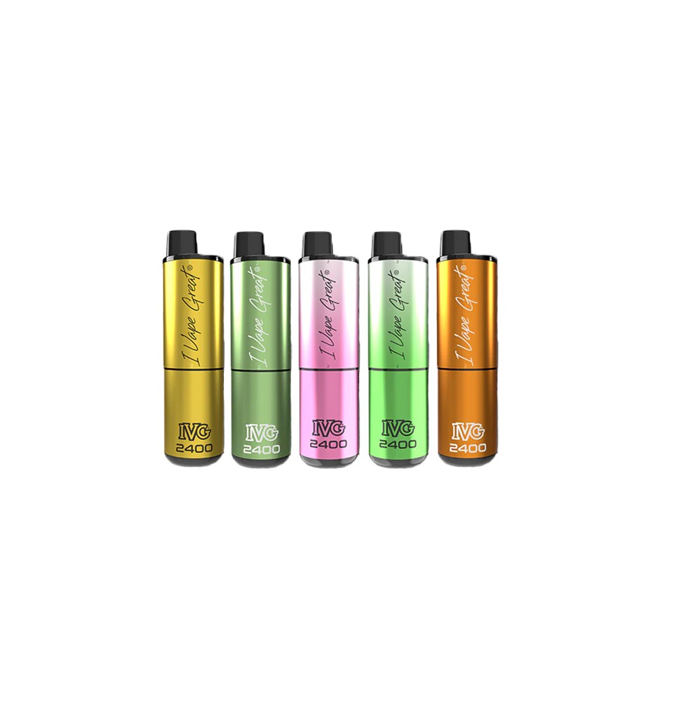 20mg IVG 2400 4 in 1 Multi Edition Rechargeable Pod Vape Kit 2400 Puffs