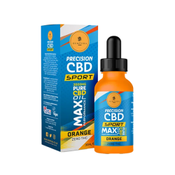 Buy Hempura 3000mg Precision Sport CBD Broad Spectrum Oil Orange Flavoured - 30ml | Express Highs UK