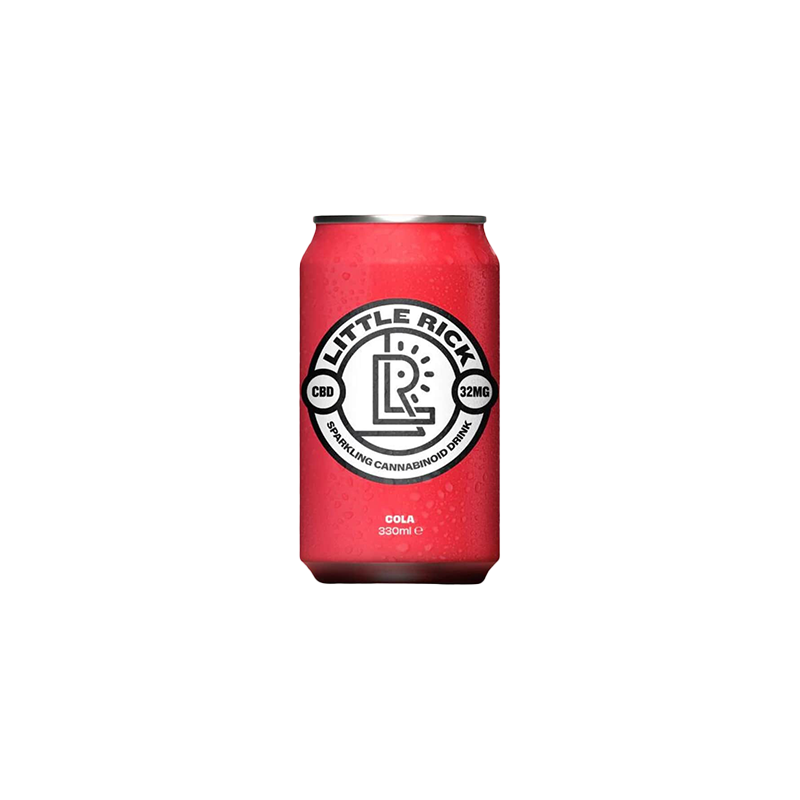 Buy 12 x Little Rick 32mg CBD Sparkling 330ml Cola | Express Highs UK