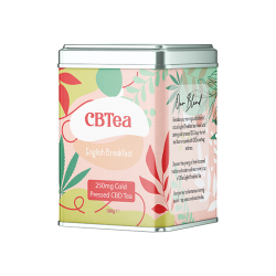 Buy CBTea 250mg Cold Pressed Full Spectrum CBD English Breakfast Tea - 100g | Express Highs UK