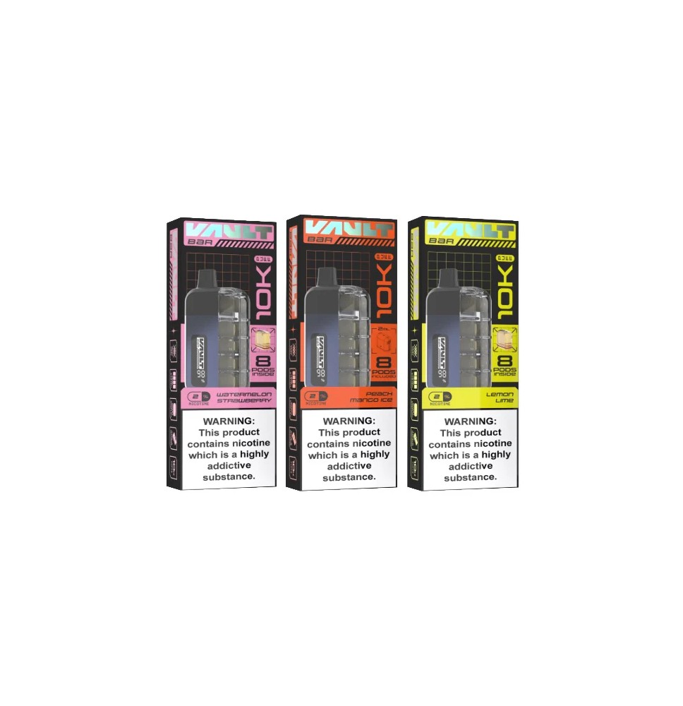 20mg Vault Bar 10K Prefilled Pod Vape Kit