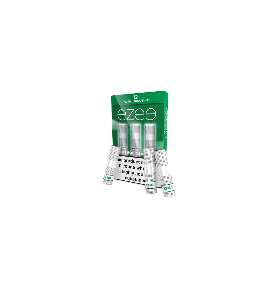 12mg Ezee E-cigarette Cartridges Menthol 1050 Puffs
