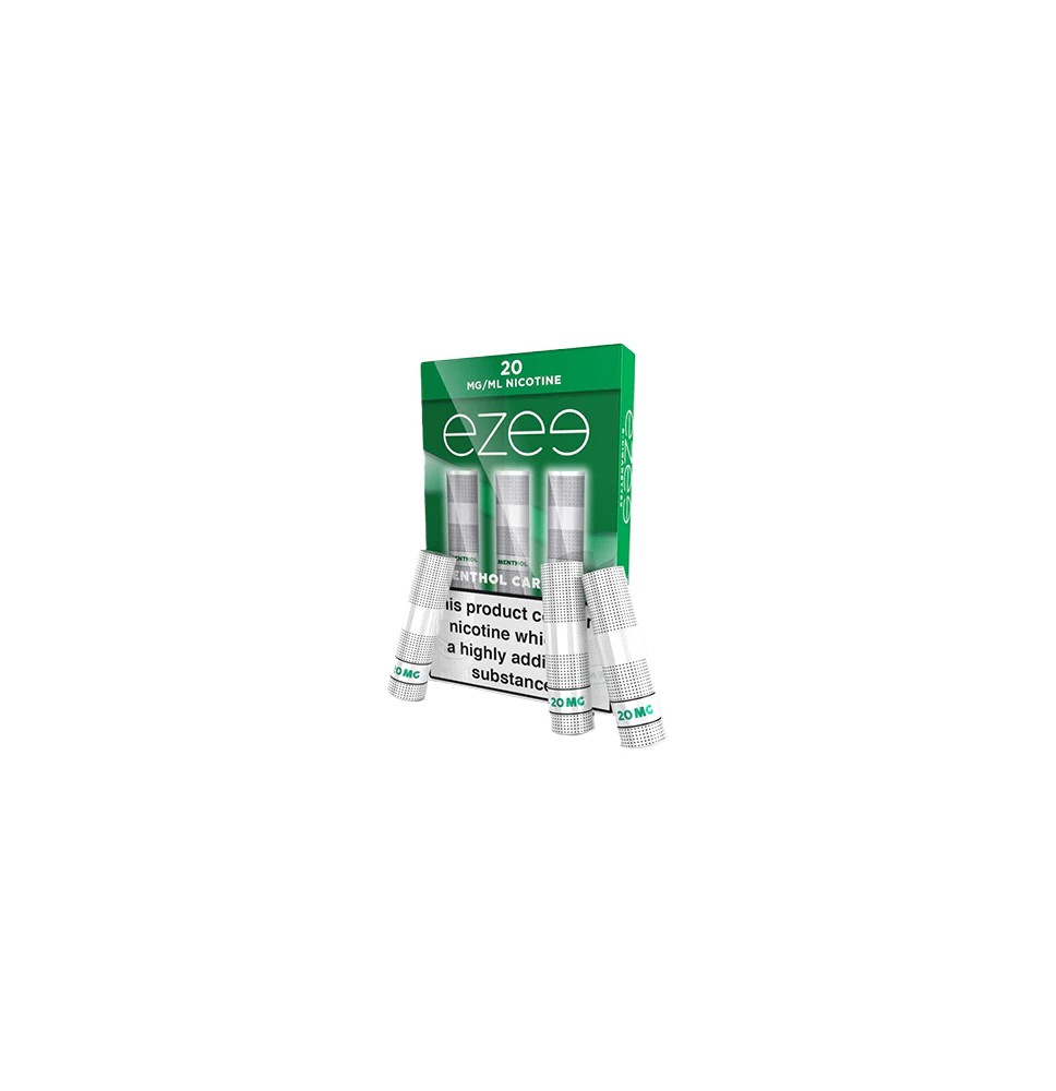20mg Ezee E-cigarette Cartridges Menthol 1050 Puffs