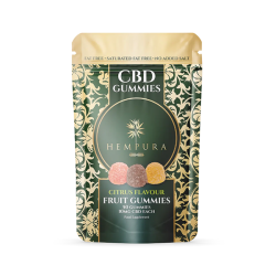 Buy Hempura 500mg CBD Citrus Fruit Gummies - 50 Pieces | Express Highs UK