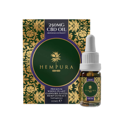 Buy Hempura 250mg CBD Broad Spectrum Oil Refined with terpenes - 10ml | Express Highs UK