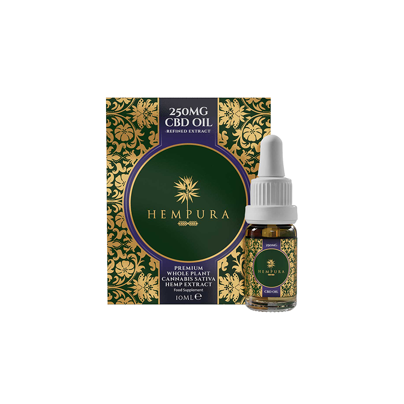 Buy Hempura 250mg CBD Broad Spectrum Oil Refined with terpenes - 10ml | Express Highs UK