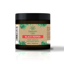 Buy Darwin CBD 3000mg CBD Black Pepper Massage Balm - 60ml | Express Highs UK