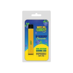 Buy Why So CBD? 600mg Wide Spectrum CBD Disposable Vape Pen - 12 Flavours | Express Highs UK