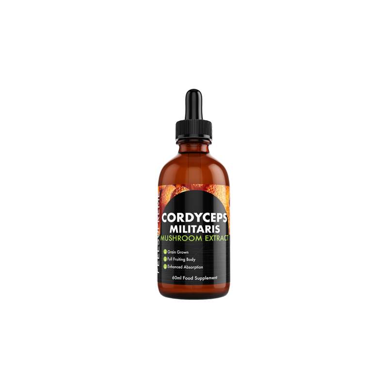 Buy Feel Supreme Cordyceps Militaris Mushroom Liquid Tincture - 60ml | Express Highs UK