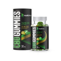 Buy Reakiro 750mg Full Spectrum CBD Apple & Lemon Gummies - 30 pieces -- Short Dated -- (BUY 1 GET 1 FREE) | Express Highs UK