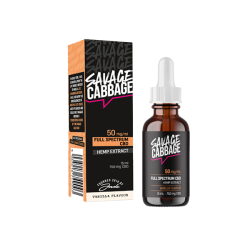 Buy Savage Cabbage 750mg CBD Oil Vanilla 15ml | Express Highs UK