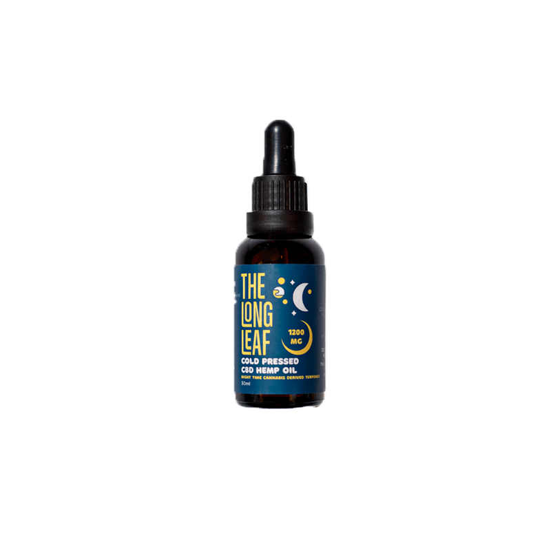 Buy The Long Leaf 1200mg Night Cold Pressed Oil 30ml | Express Highs UK