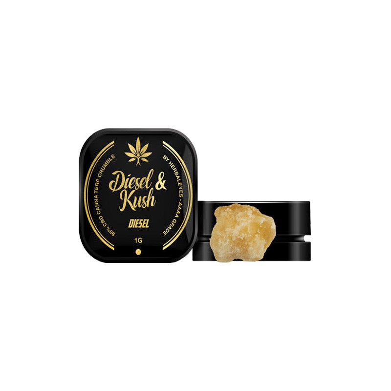 Buy Diesel & Kush 900mg Canna Terp CBD Diesel Dab Slabs - 1g | Express Highs UK
