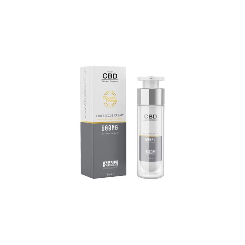 Buy CBD by British Cannabis 500mg CBD Rescue Cream 50ml | Express Highs UK